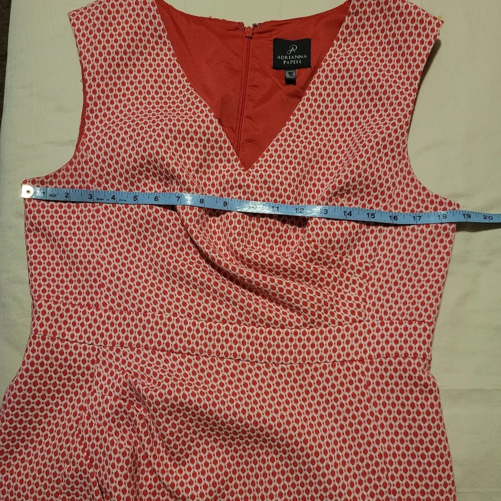 Adriana papell V-neck dress - Picture 6 of 7
